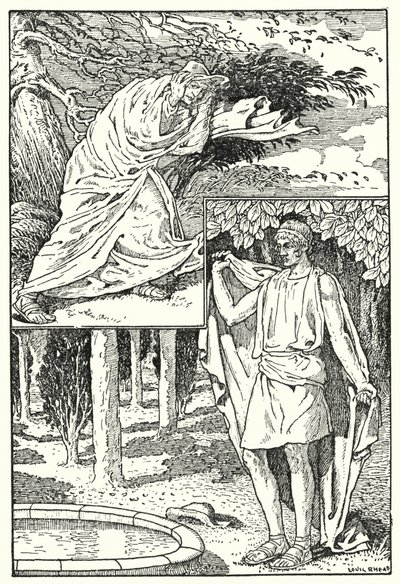 The North Wind and the Sun by Louis John Rhead