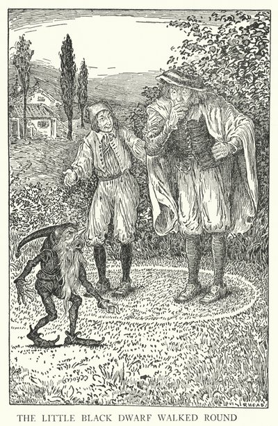 The little black dwarf walked round by Louis John Rhead