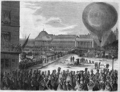 Ascent of the balloon 