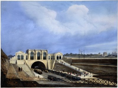 Railway from Paris to Saint Germain - in 