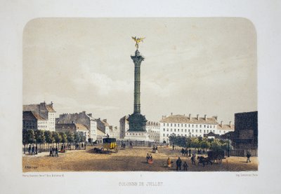 Column of July (Place de la Bastille), Paris by Louis Jules Arnout