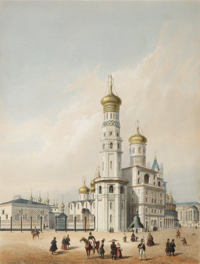 The Ivan the Great Bell Tower by Louis Jules Arnout