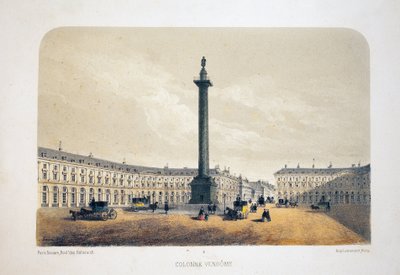 Vendome Column, Paris by Louis Jules Arnout