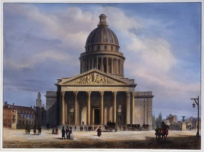 View of the Pantheon by Louis Jules Arnout