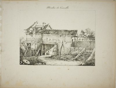 Mill at Gravelle, II by Louis Jules Frederic Villeneuve