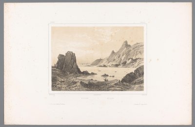 View of Kullaberg at the Kattegat by Louis Julien Jacottet