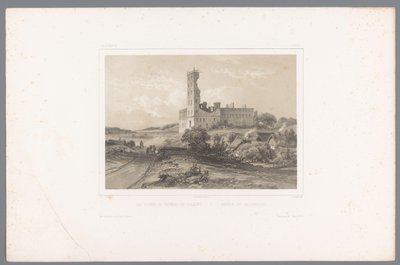 View of the Ruins of Koldinghus by Louis Julien Jacottet