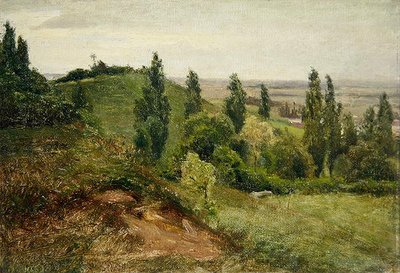 The West Slope of the Doernberg, Near Kassel by Louis Kolitz