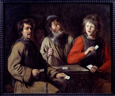 Soldiers Playing Cards by Louis le Nain