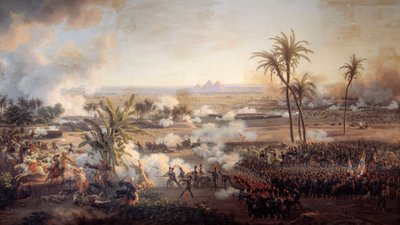 Campaign of Egypt (1798-1801): The Battle of the Pyramids, July 21 by Louis Lejeune