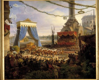 Entry of Charles X into Paris after the coronation on 6/06/1825 by Louis Lejeune