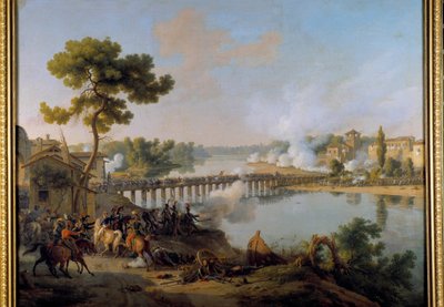 General Bonaparte gives his orders to the battle of the bridge of Lodi (10 May 1796) during the first campaign of Italy by Louis Lejeune