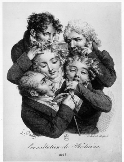 Consultation with physicians by Louis Leopold Boilly