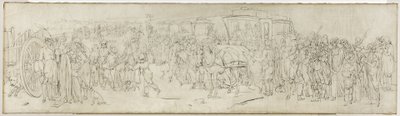 Cuckoos on the Quai des Tuileries, circa 1805 by Louis Leopold Boilly