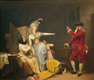 Old Man or Jealous Lover by Louis Leopold Boilly
