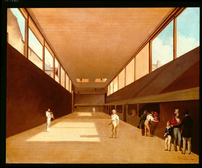 Interior of the Jeu de Paume, Versailles by Louis Leopold Boilly