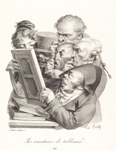 The Picture Enthusiasts by Louis Leopold Boilly
