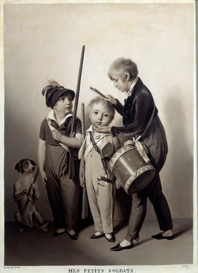 My Little Soldiers by Louis Leopold Boilly