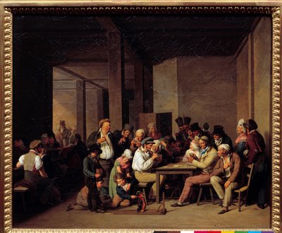 Players in a Cabaret by Louis Leopold Boilly