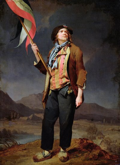 Portrait of the Singer Simon Chenard in Sans Culotte Costume by Louis Leopold Boilly