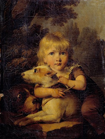 Portrait of Louis Arnault as a Child by Louis Leopold Boilly