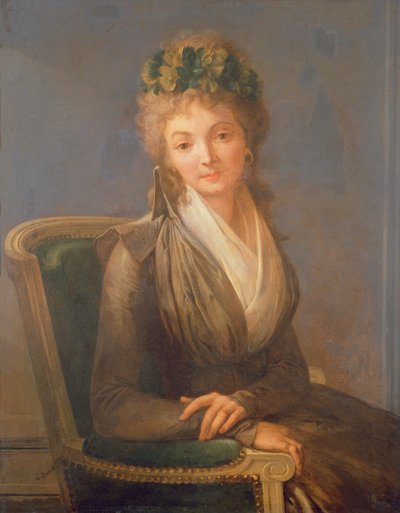 Portrait of Lucile Desmoulins, née Duplessis, 1770-1794 by Louis Leopold Boilly