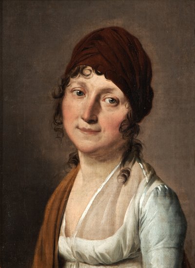 Portrait of a Woman with a Red Hairband by Louis Leopold Boilly