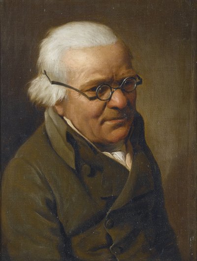 Portrait of a Man Wearing Glasses by Louis Leopold Boilly