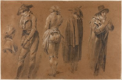 Study for The Speculators at the Palais Royal by Louis Leopold Boilly