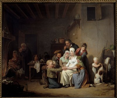 The Game of Beef Foot by Louis Leopold Boilly