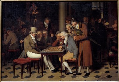 The Interior of a Cafe at the Palais Royal in Paris by Louis Leopold Boilly