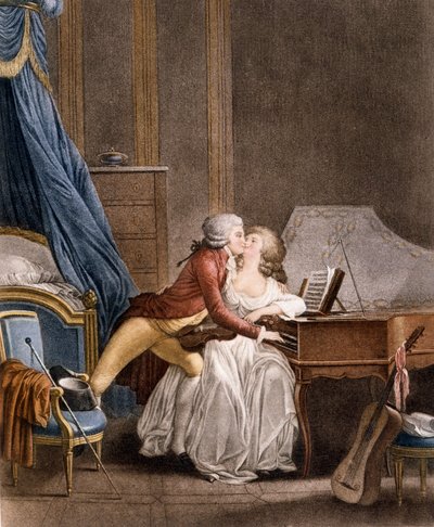 The Prelude of Nina by Louis Leopold Boilly