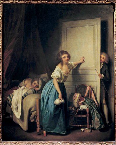 The Prying by Louis Leopold Boilly