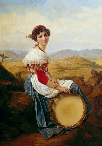 Portrait of a Peasant from the Countryside of Rome by Louis Leopold Robert