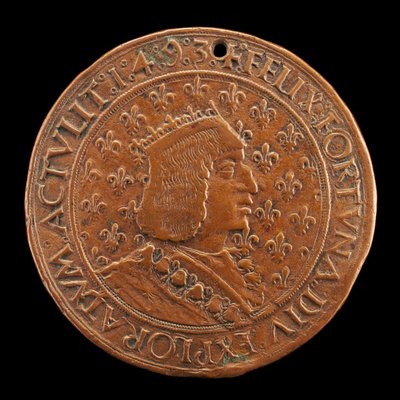 Charles VIII, 1470-1498, King of France 1483 [obverse] by Louis Lepère