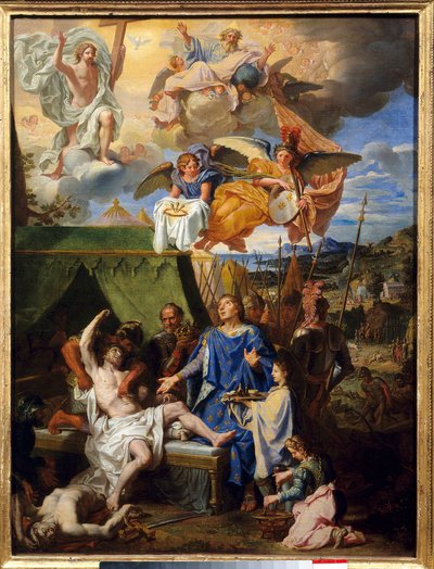 Thaumaturgy: King Louis IX Healing the Scrofula by Louis Licherie de Beurie