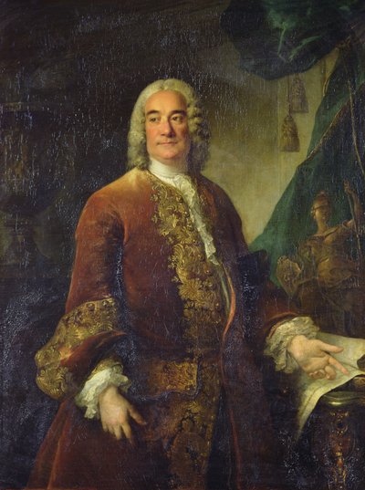 Charles-Francois-Paul Lenormant Tournehem (1684 - 1751), Director of the Royal Buildings by Louis Tocqué