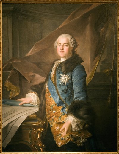 Portrait of Abel Francois Poisson, Marquis de Marigny by Louis Tocqué