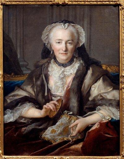 Portrait of Madame Dange by Louis Tocqué
