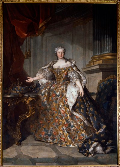 Portrait of Marie Leszczynska (1703-1768) Queen of France by Louis Tocqué