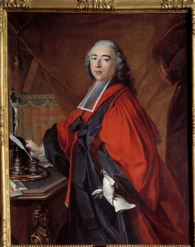 Portrait of a magistrate by Louis Tocqué