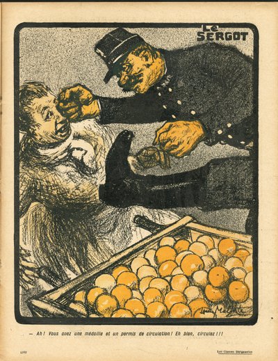 The Butter Plate, number 295, Satirical in Colors by Louis Malteste