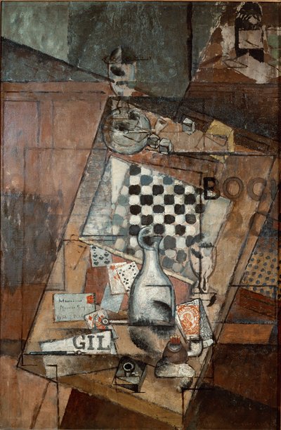Still Life a Chess by Louis Marcoussis