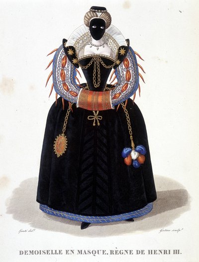 Portrait of Lady in Mask, second half of the 16th century. In 