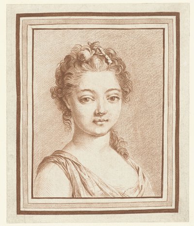 Bust of a Young Girl by Louis Marin Bonnet (attributed to)