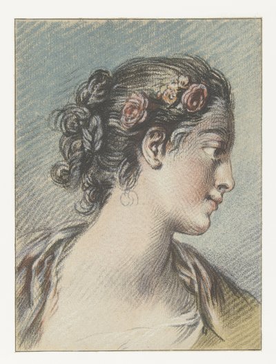 Bust of a Young Woman by Louis Marin Bonnet