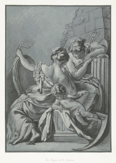 Wisdom and Justice by Louis Marin Bonnet