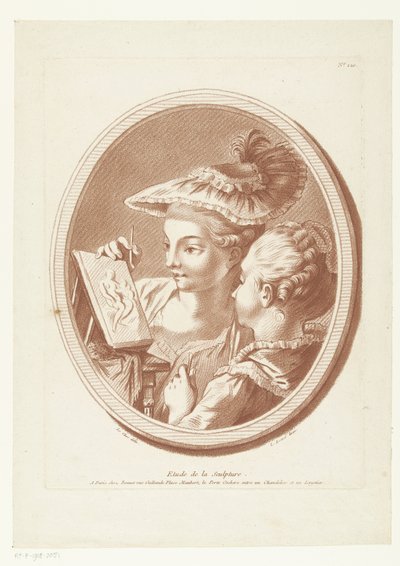 The Sculpture Lesson by Louis Marin Bonnet