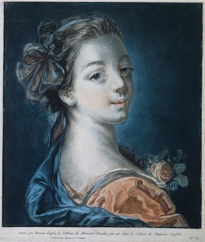 Head of a Woman Mme. Deshayes by Louis Marin Bonnet