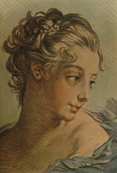 Head of a Young Girl by Louis Marin Bonnet